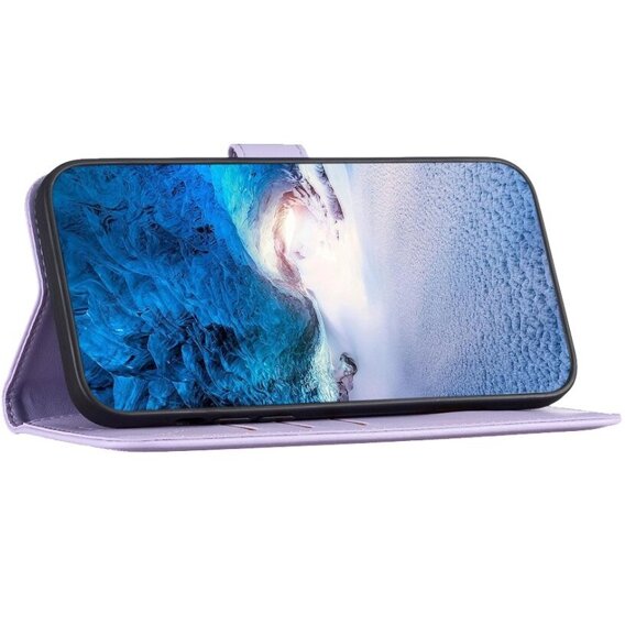 Klapkové puzdro pre Samsung Galaxy A55 5G,BINFEN Wallet, fialové