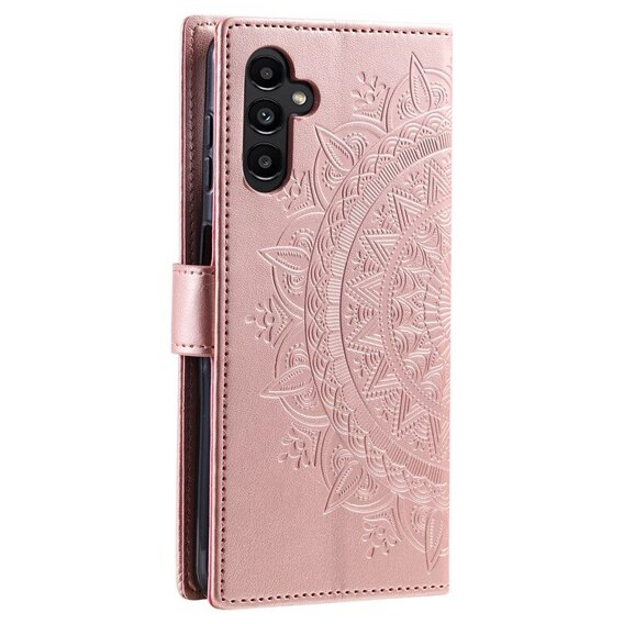 Klapkové puzdro pre Samsung Galaxy A55 5G, Mandala Flower, zelený