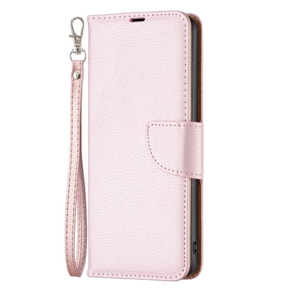 Klapkové puzdro pre Samsung Galaxy A55 5G, Wallet Litchi Leather, ružové