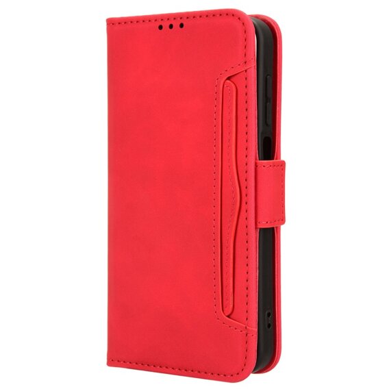 Klapkové puzdro pre Samsung Galaxy M15 5G, Card Slot, červené