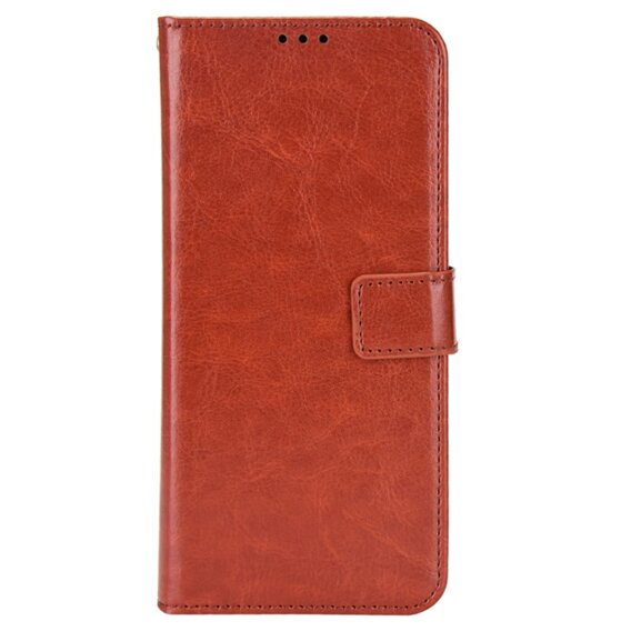 Klapkové puzdro pre T Phone 2 5G, Crazy Horse Wallet, hnedé