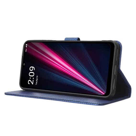 Klapkové puzdro pre T Phone Pro 5G, Wallet Magnet, modré