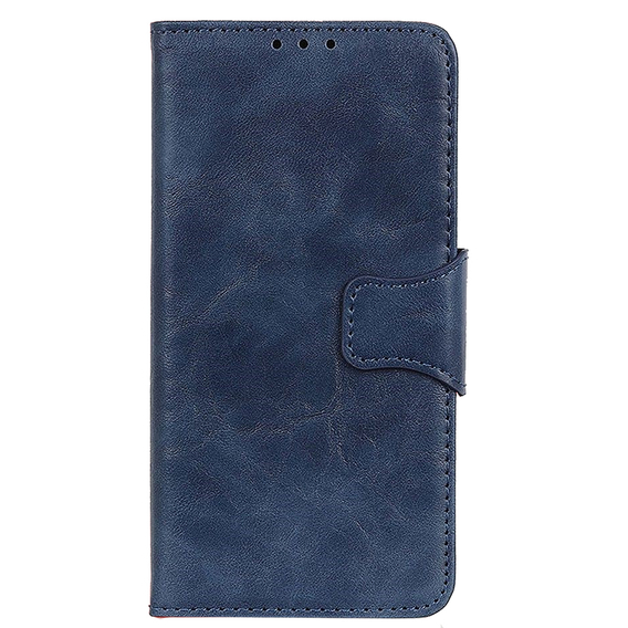 Klapkové puzdro pre Xiaomi 11T / 11T Pro, Split Leather Wallet, modré