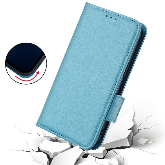 Klapkové puzdro pre Xiaomi Redmi Note 12 5G / POCO X5 5G, Wallet Litchi Magnet, modré