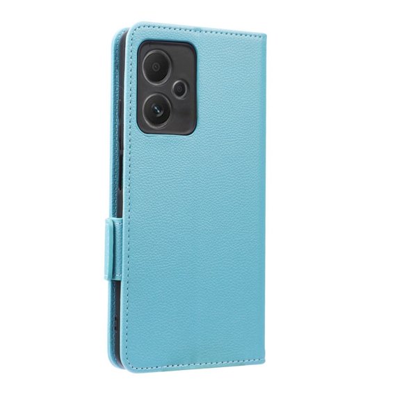 Klapkové puzdro pre Xiaomi Redmi Note 12 5G / POCO X5 5G, Wallet Litchi Magnet, modré