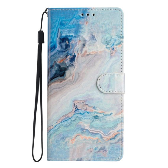 Klapkové puzdro pre Xiaomi Redmi Note 12S, Wallet Marble, modré