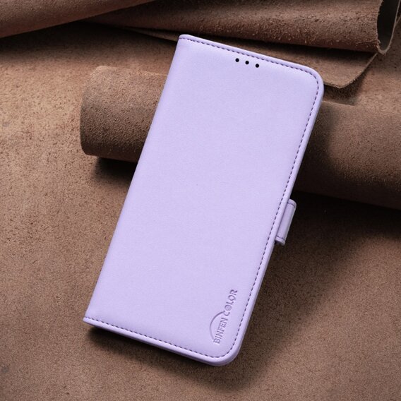 Klapkové puzdro pre Xiaomi Redmi Note 13 5G, BINFEN Wallet, fialové