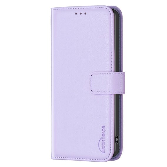 Klapkové puzdro pre Xiaomi Redmi Note 13 Pro 5G, BINFEN Wallet, fialové
