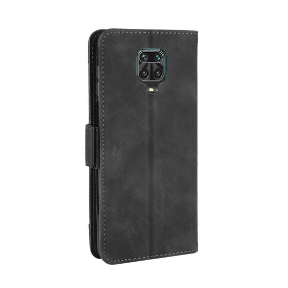 Klapkové puzdro pre Xiaomi Redmi Note 9S/9 Pro/9 Pro Max, Card Slot, čierne