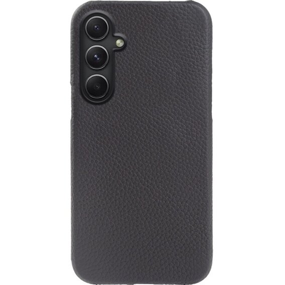 Kožené puzdro pre Samsung Galaxy A54, Genuine Leather, čierne