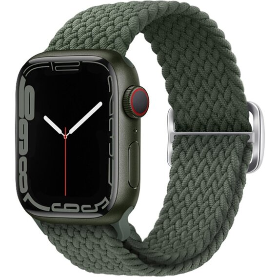 Nylonový remienok pre Apple Watch 1/2/3/4/5/6/7/8/SE/ULTRA 42/44/45/49 mm, zelený