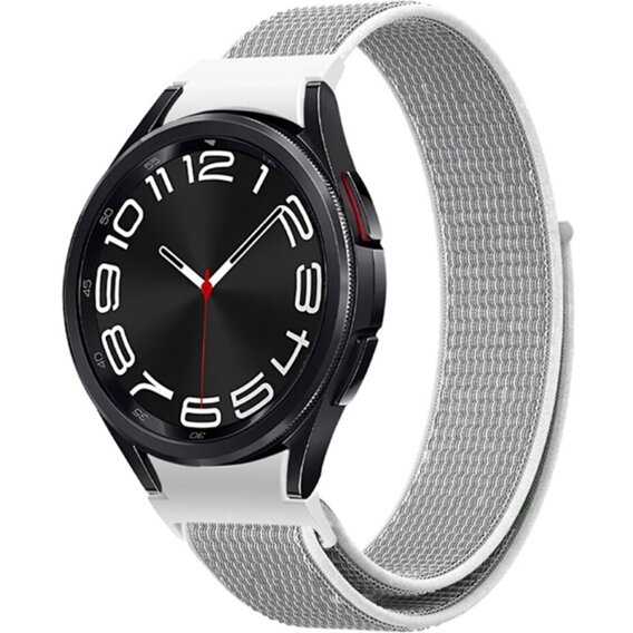 Nylonový remienok pre Samsung Galaxy Watch 4/5/6 40/42/43/44/45/46/47 mm, sivý