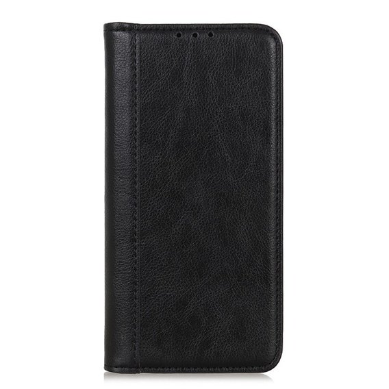 Obal na mobil pre Honor 90 Lite 5G, Wallet Litchi Leather, čierne