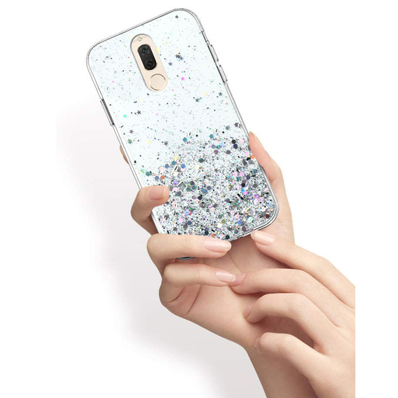 Obal na mobil pre Huawei Mate 10 Lite, Glittery, priehľadné