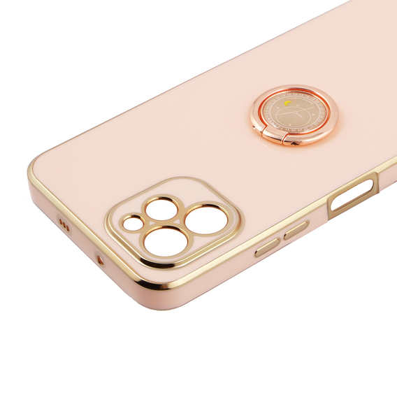 Obal na mobil pre Huawei Nova Y61, Electro Ring, ružové rose gold