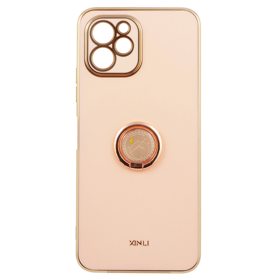 Obal na mobil pre Huawei Nova Y61, Electro Ring, ružové rose gold