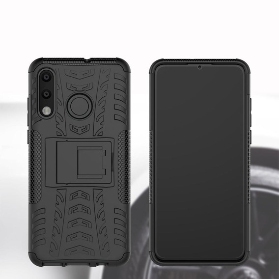 Obal na mobil pre Huawei P30 Lite, Tire Armor, čierne