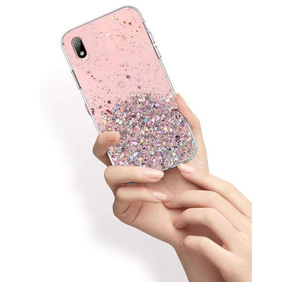 Obal na mobil pre Huawei Y5 2019, Glittery, ružové