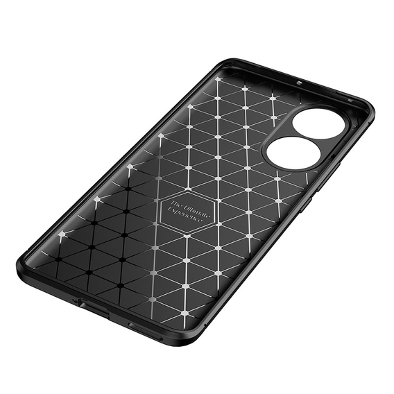 Obal na mobil pre Huawei nova 9 / Honor 50, Carbon Gel, čierne