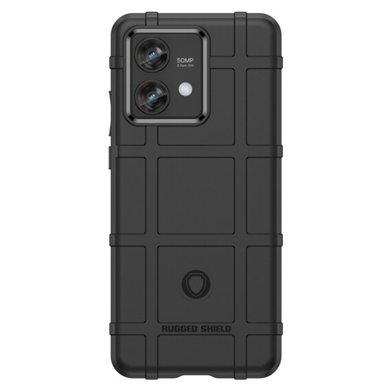 Obal na mobil pre Motorola Edge 40 Neo, Rugged Shield, čierne