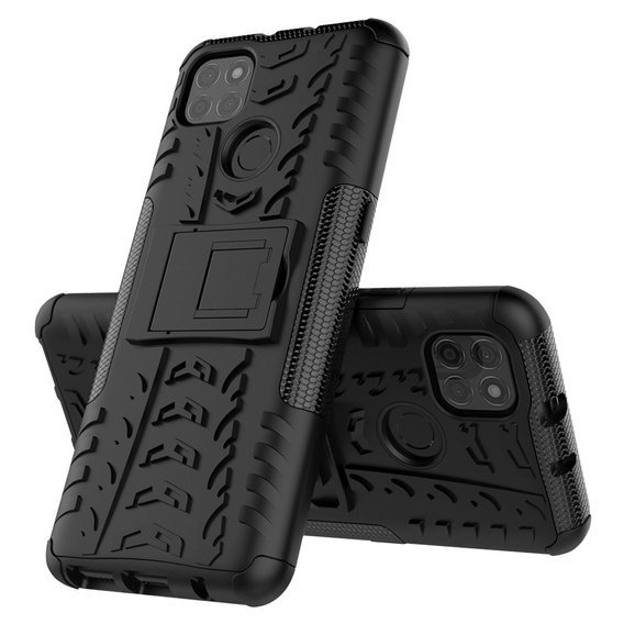 Obal na mobil pre Motorola Moto G9 Power, Tire Armor, čierne