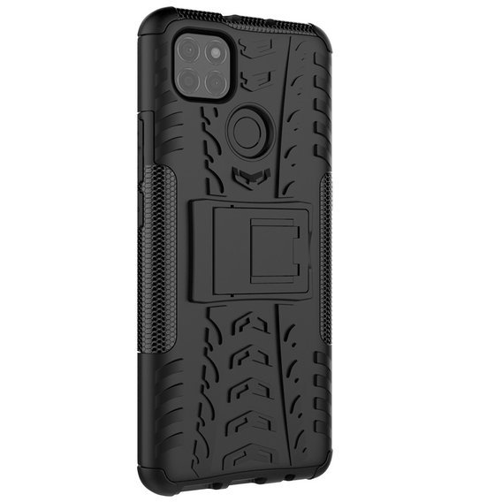 Obal na mobil pre Motorola Moto G9 Power, Tire Armor, čierne