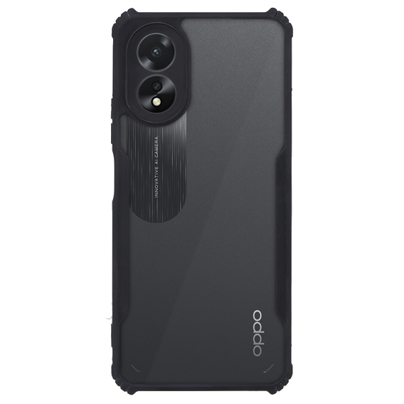 Obal na mobil pre Oppo A38 4G / Oppo A18 4G, AntiDrop Hybrid, čierne