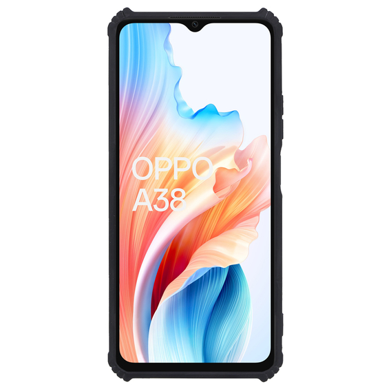 Obal na mobil pre Oppo A38 4G / Oppo A18 4G, AntiDrop Hybrid, čierne