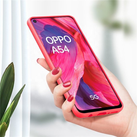 Obal na mobil pre Oppo A54 5G / A74 5G / A93 5G, Silicone Lite, červené