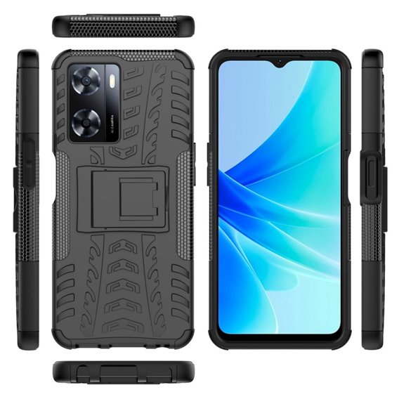 Obal na mobil pre Oppo A57s, Tire Armor, čierne