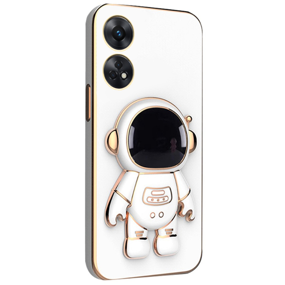 Obal na mobil pre Oppo Reno8 T, Astronaut, biele