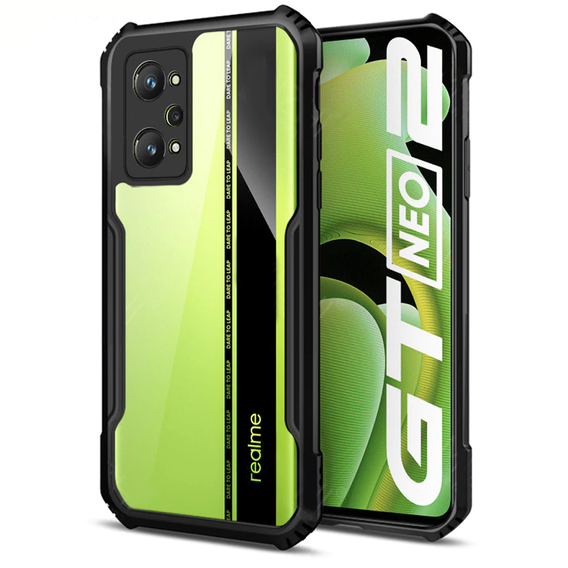 Obal na mobil pre Realme GT 2 5G / GT Neo 2 / GT Neo 3T, AntiDrop Hybrid, čierne