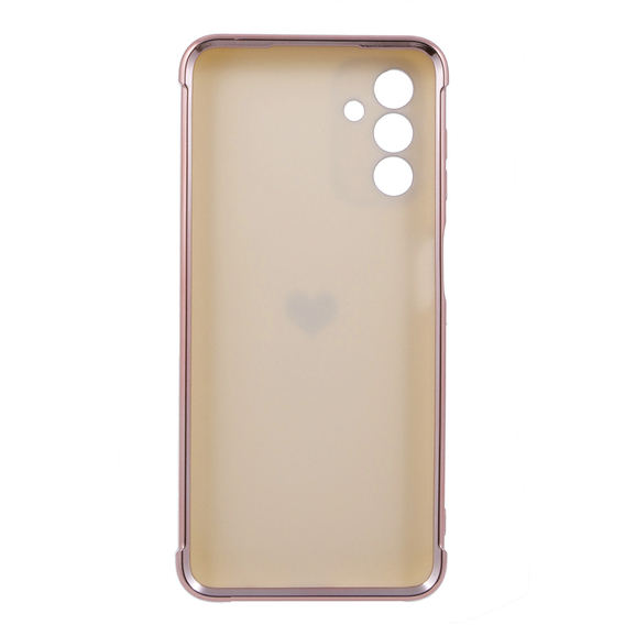 Obal na mobil pre Samsung Galaxy A13 5G, Electro heart, ružové rose gold