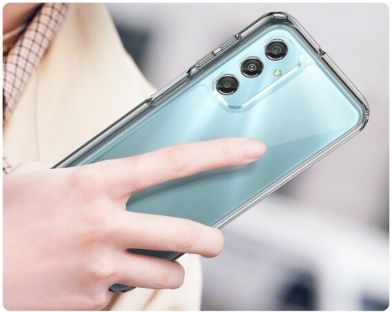 Obal na mobil pre Samsung Galaxy A25 5G, Fusion Hybrid, transparentné + 9H sklo