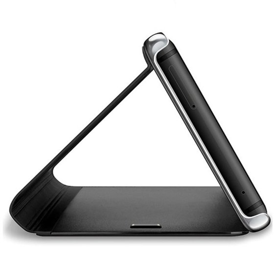 Obal na mobil pre Samsung Galaxy A32 5G, Clear View, strieborné