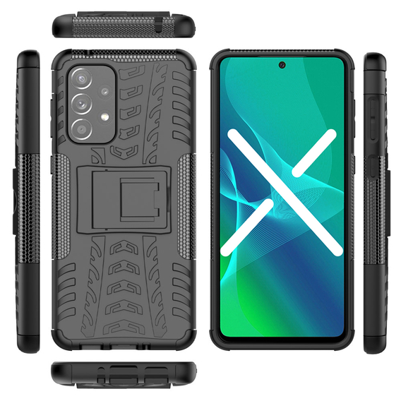 Obal na mobil pre Samsung Galaxy A33 5G, Tire Armor, čierne