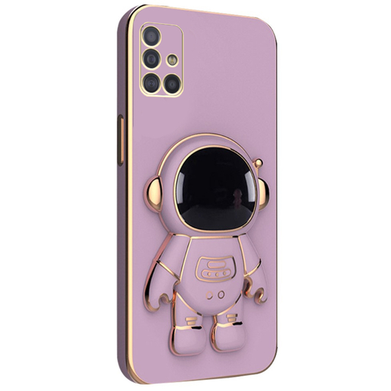 Obal na mobil pre Samsung Galaxy A51 4G, Astronaut, fialové