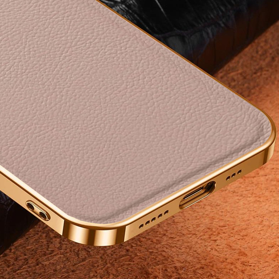 Obal na mobil pre Samsung Galaxy A53 5G, Cowhide Leather, ružové