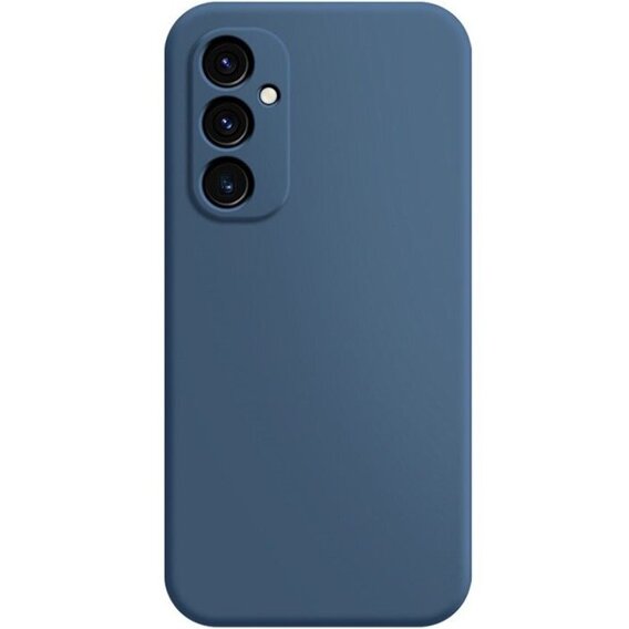 Obal na mobil pre Samsung Galaxy A55 5G, Silicone Lite, tmavomodrá