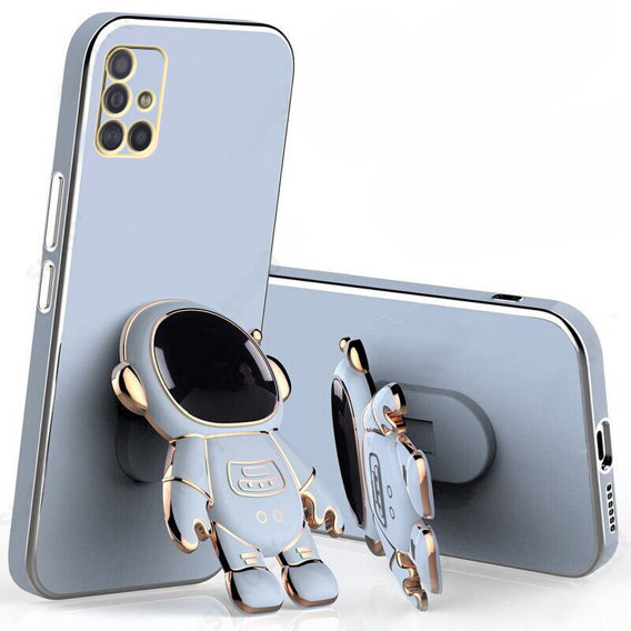 Obal na mobil pre Samsung Galaxy A71, Astronaut, modré