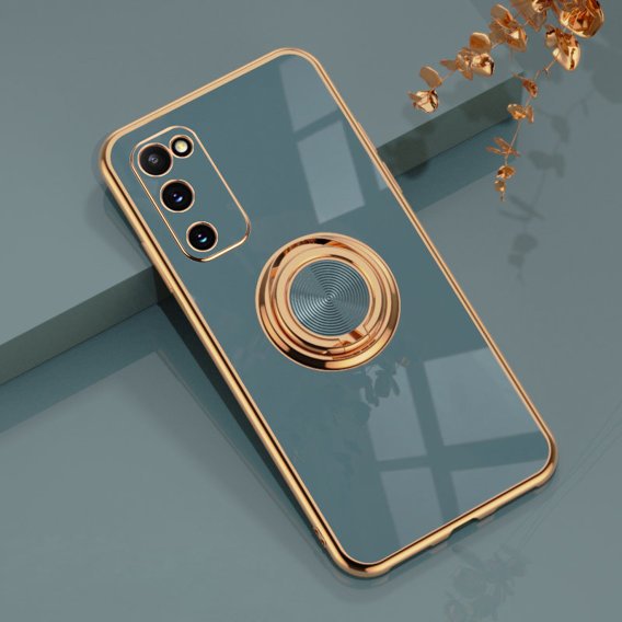 Obal na mobil pre Samsung Galaxy S20, Electro Ring, sivé