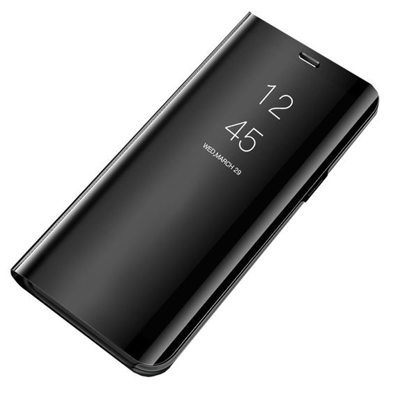 Obal na mobil pre Samsung Galaxy S8, Clear View, čierne