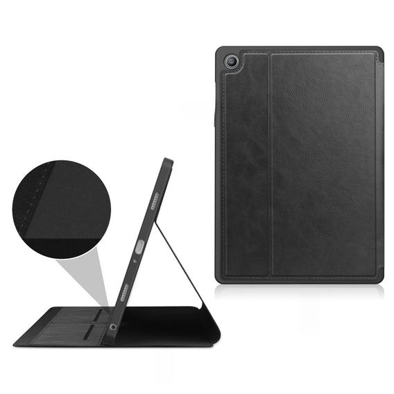 Obal na mobil pre Samsung Galaxy Tab A9+, Business Card and Pen Slot, čierne