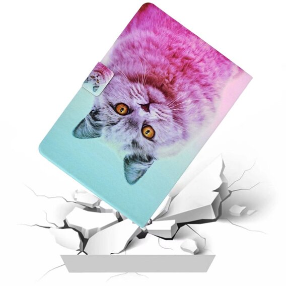 Obal na mobil pre Samsung Galaxy Tab A9+ X210 / X215 / X216B, pink cat