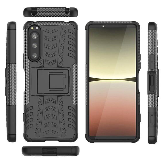 Obal na mobil pre Sony Xperia 5 IV 5G, Tire Armor, čierne