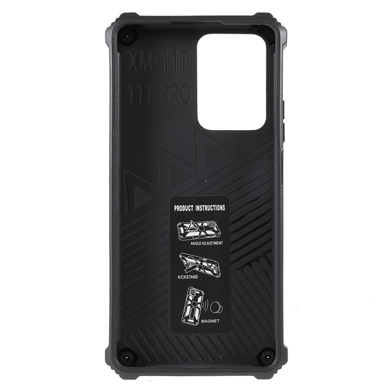 Obal na mobil pre Xiaomi 11T/11T Pro, Armor Kickstand, zelený