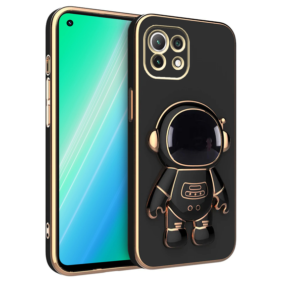 Obal na mobil pre Xiaomi Mi 11 Lite / Mi 11 Lite 5G / 11 Lite 5G NE, Astronaut, čierne