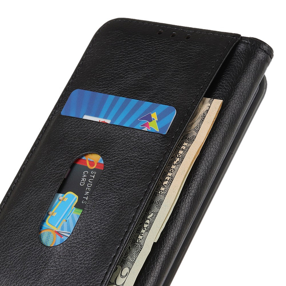Obal na mobil pre Xiaomi Poco X3 NFC / Poco X3 PRO, Wallet Litchi Leather, čierne