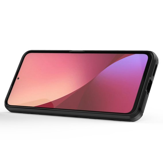 Obal na mobil pre Xiaomi Poco X4 GT 5G, Kickstand Ring, čierne