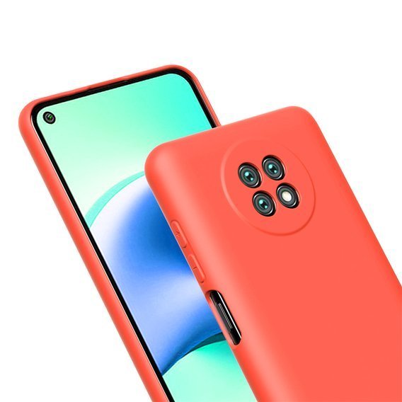 Obal na mobil pre Xiaomi Redmi Note 9T 5G, Silicone Lite, červené